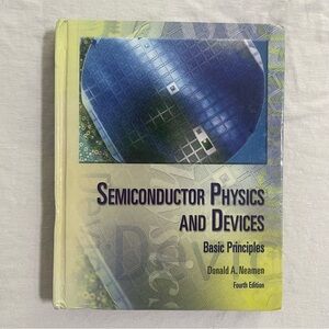 Semiconductor Physics and Devices Basic Principles Textbook Fourth Edition